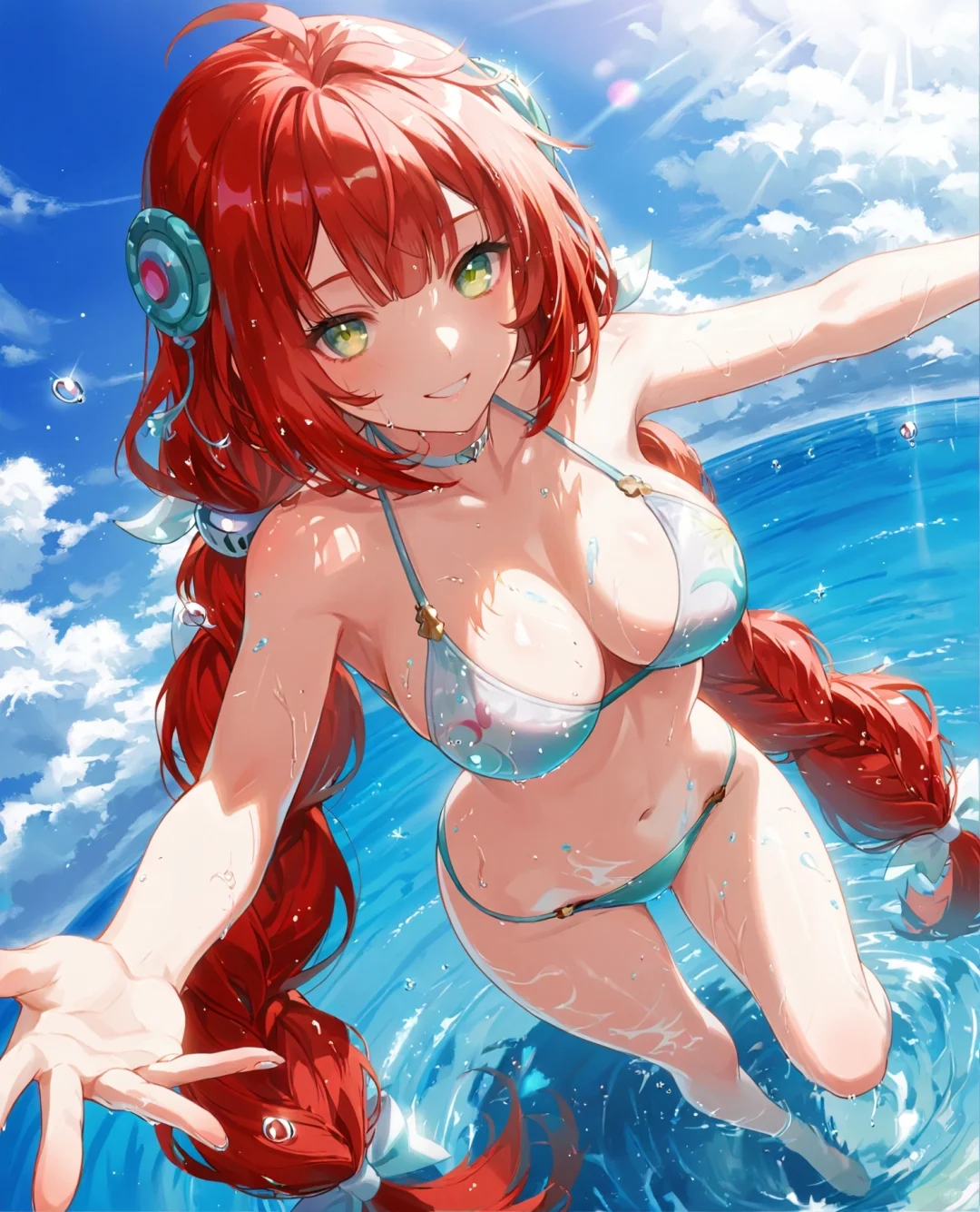 浮波柚叶 | 夏日海边心动时刻💖