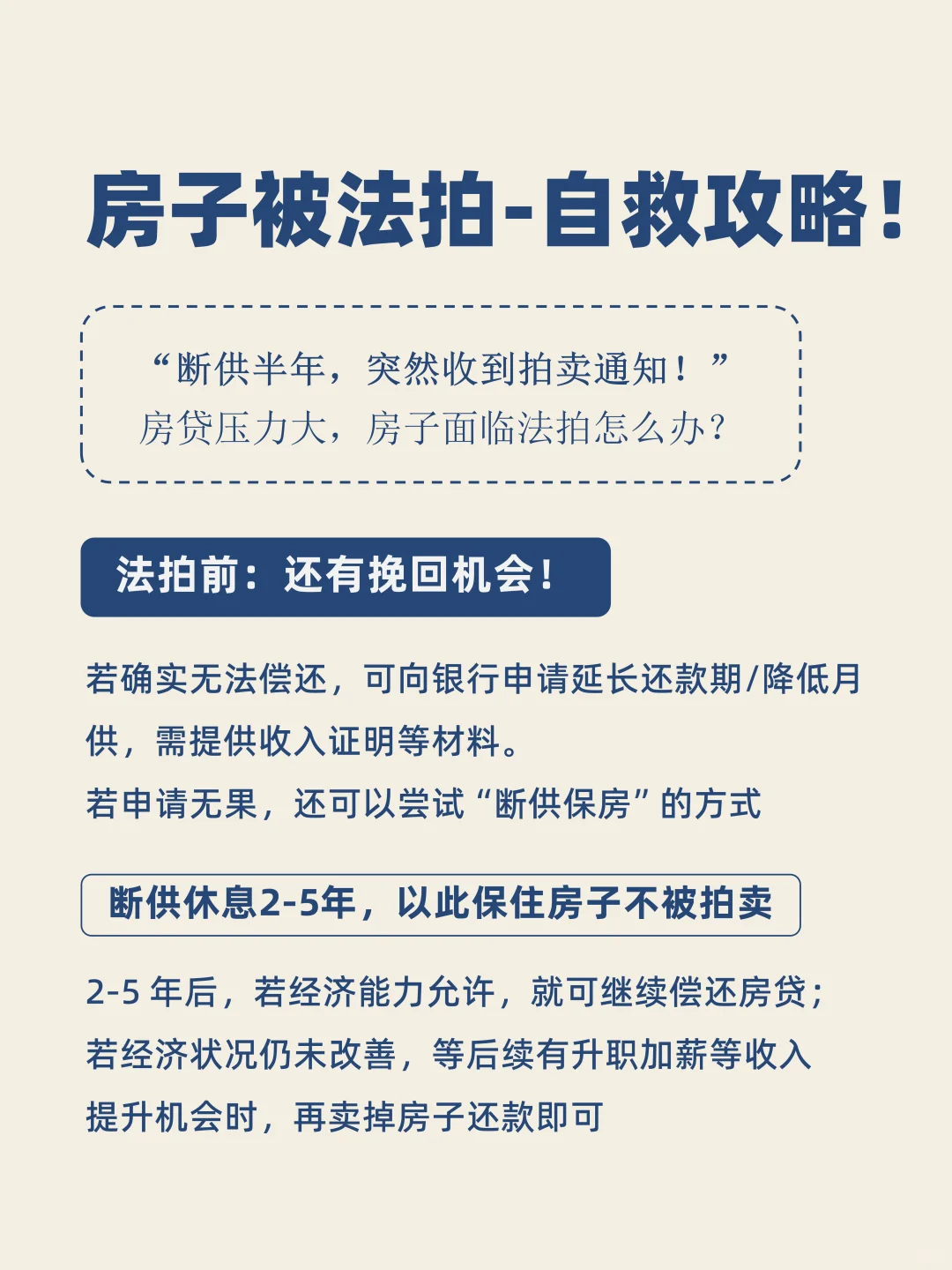 房子法拍倒计时自救全攻略