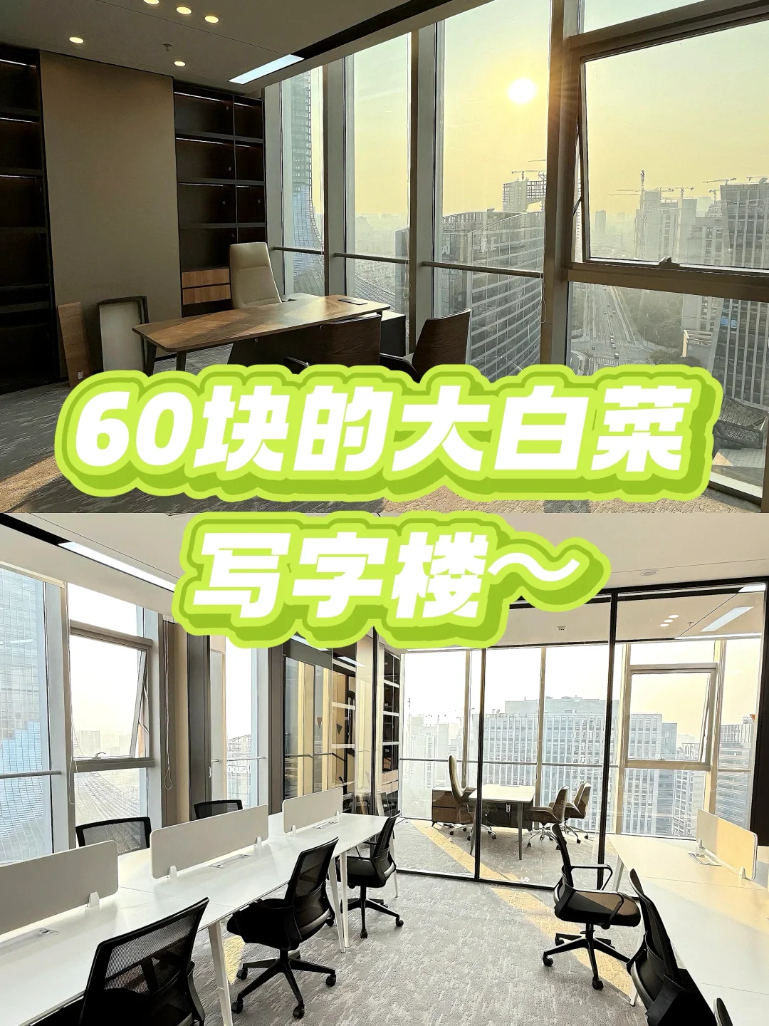 谁懂啊，60块能租到这样的“天花板”写字楼