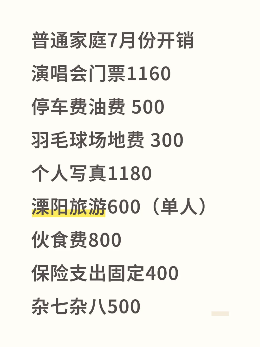 青岛普通家庭7月份开销9340（含房贷）