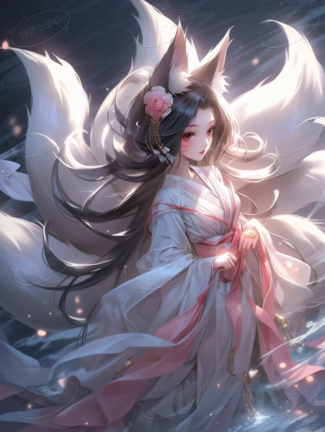 古风动漫版九尾狐姐姐🦊妖艳妩媚🌸