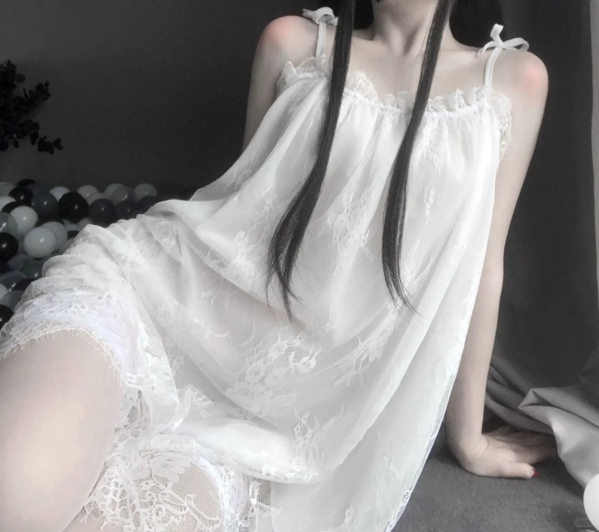💋 蕾丝吊带裙