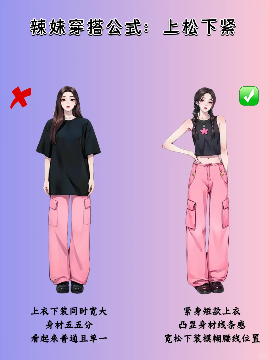 辣妹穿搭公式来啦~