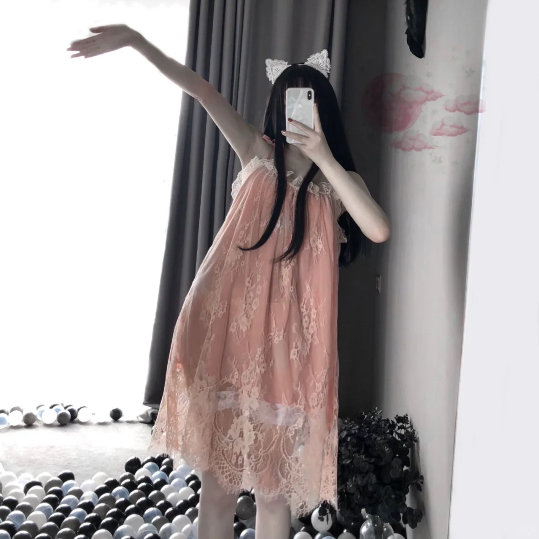 💋 蕾丝吊带裙