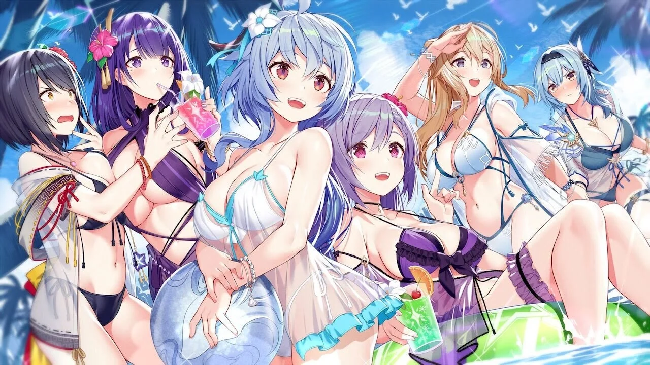 原神泳装秀