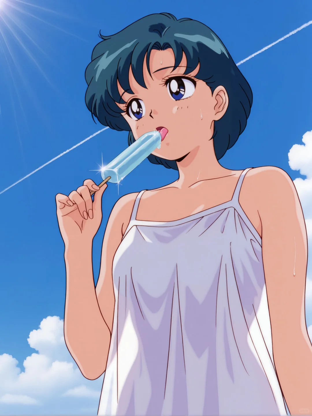 美少女战士夏季泳装哦！