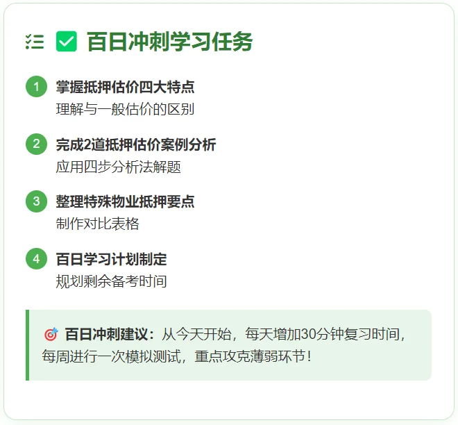 房地产估价师备考日记倒计时100天