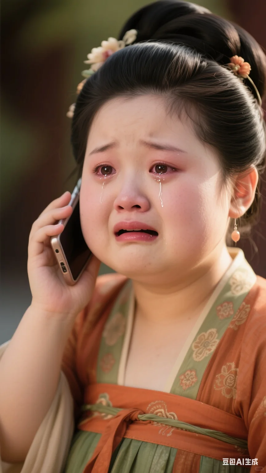 救命！被AI造的唐代哭包美人破防眼泪会拉丝