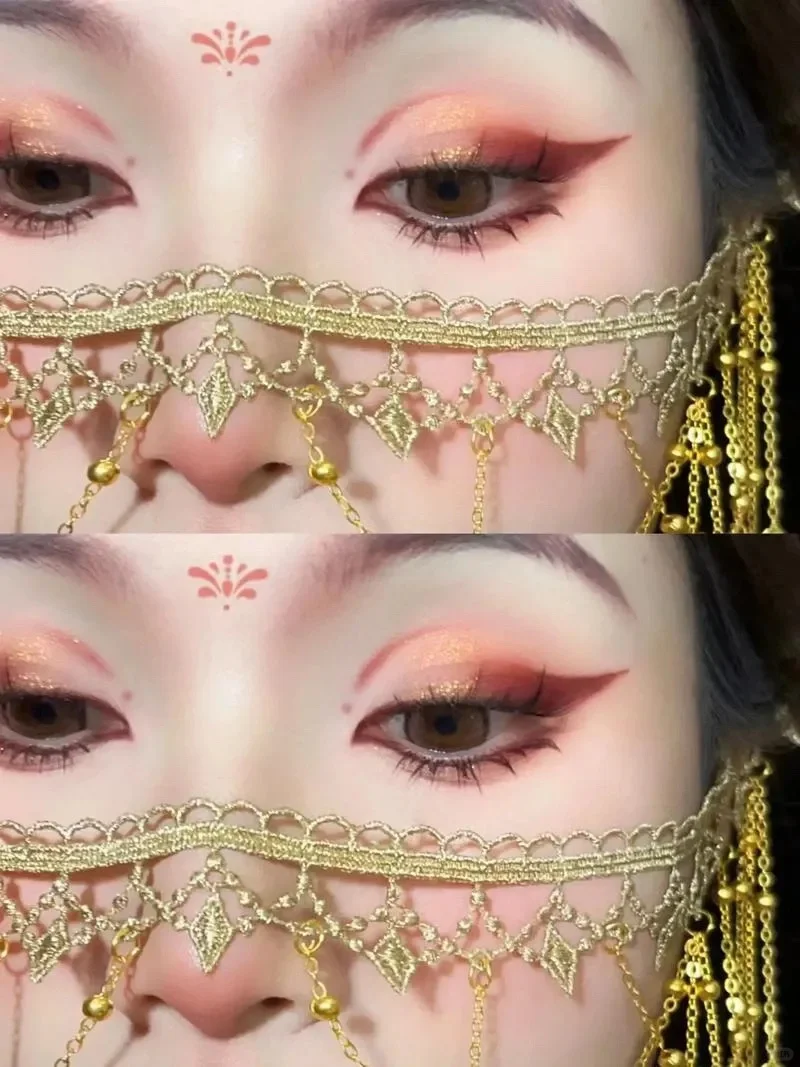“一抹朱红,一点砂”，轻古风温婉媚眼狐系眼妆