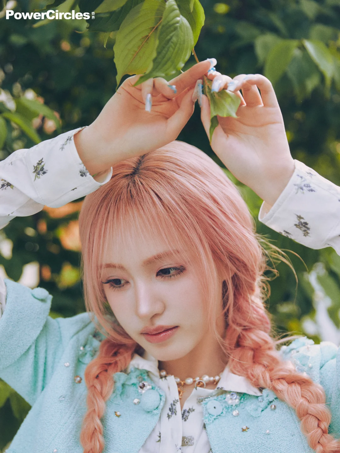 IVE金志垣双马尾白丝，明媚多巴胺少女！