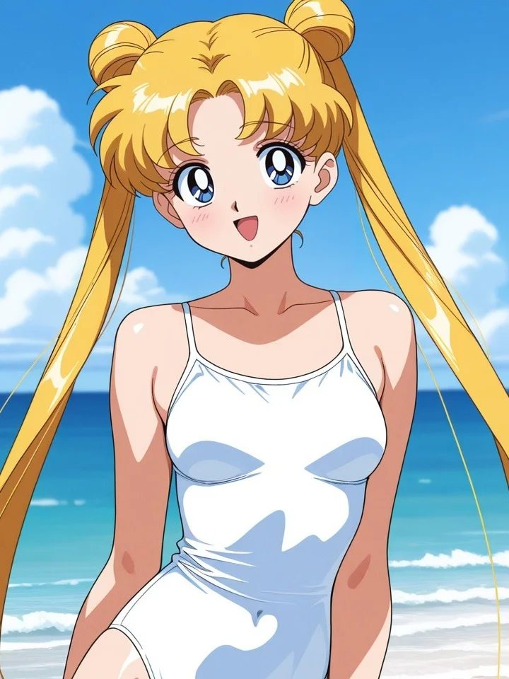 美少女战士夏季泳装哦！