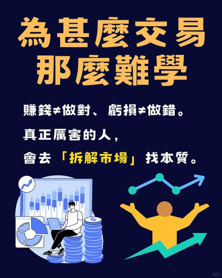 为什么交易那么难学？