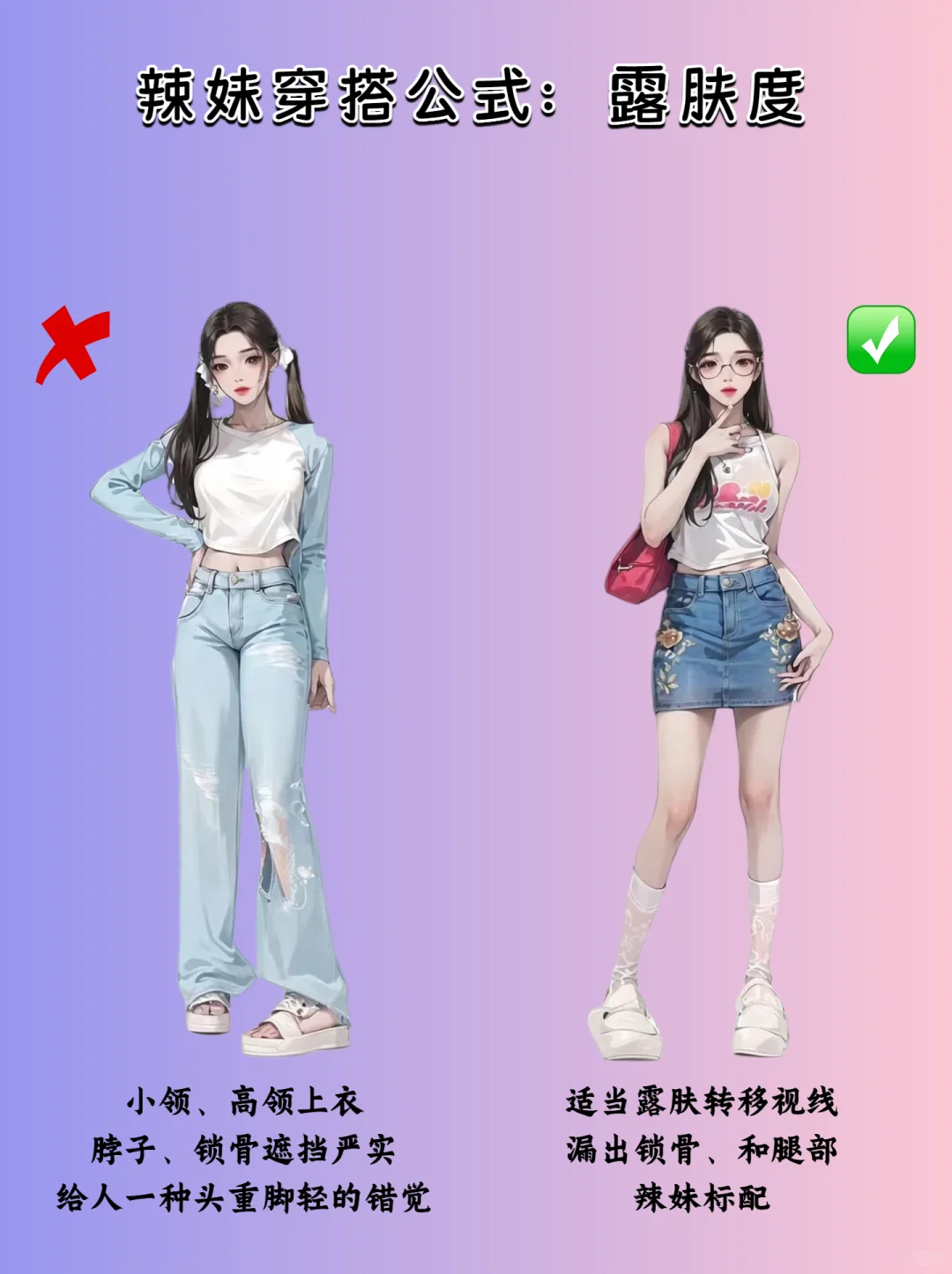 辣妹穿搭公式来啦~