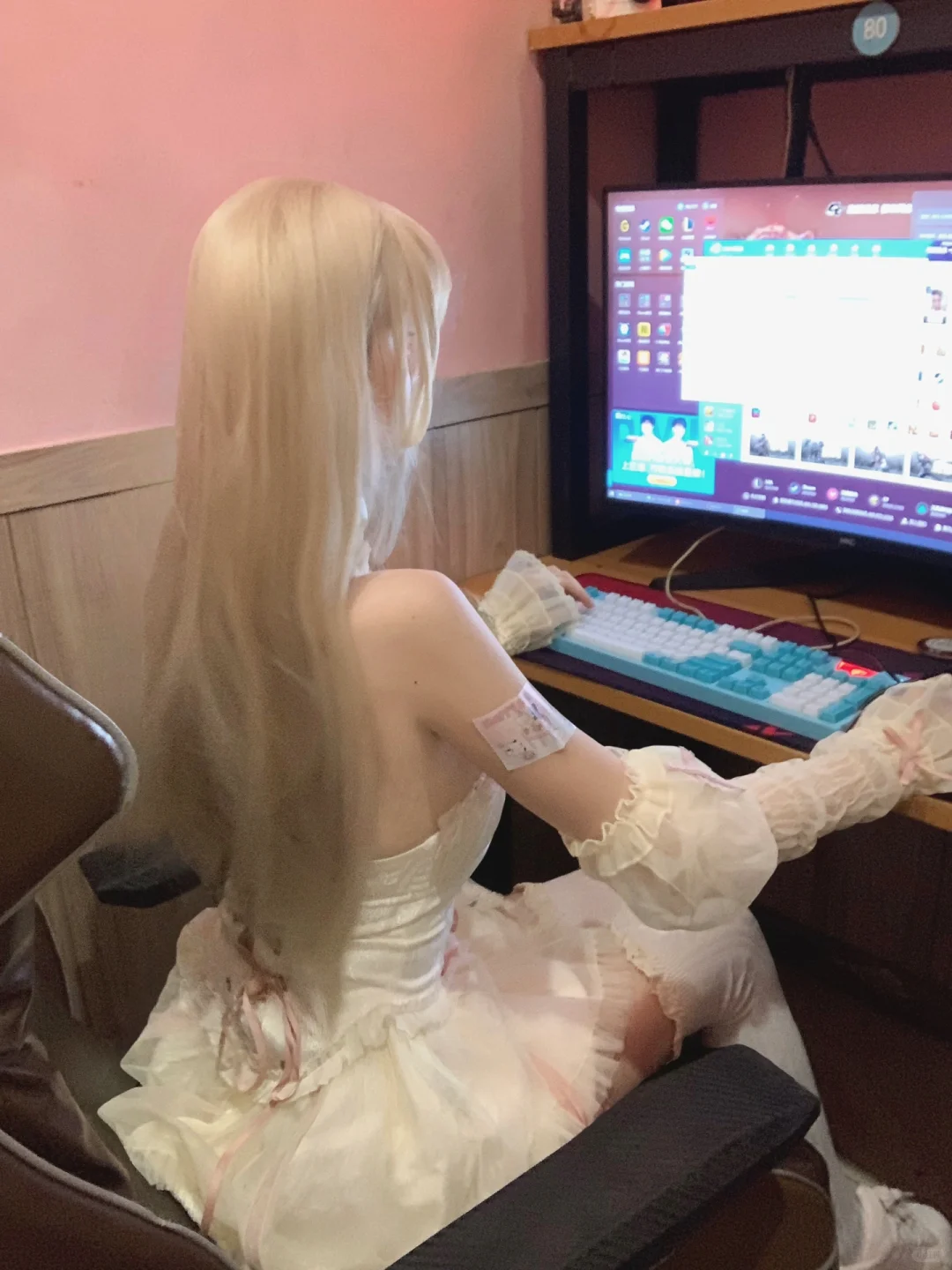 白毛lolita