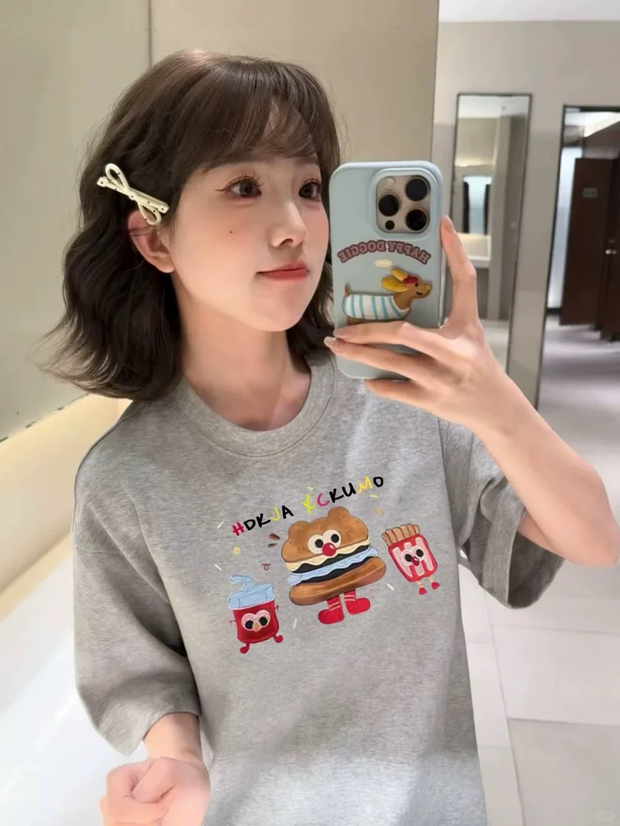 趣味卡通印花 T 恤也太会撩拨少女心啦！