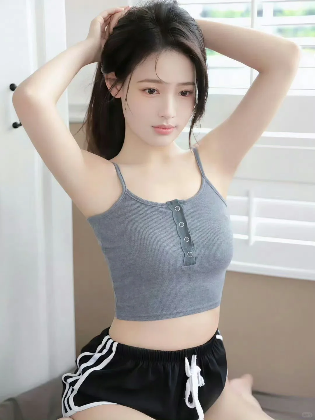 明眸皓齿婉约佳人，温柔妩媚艳压群芳
