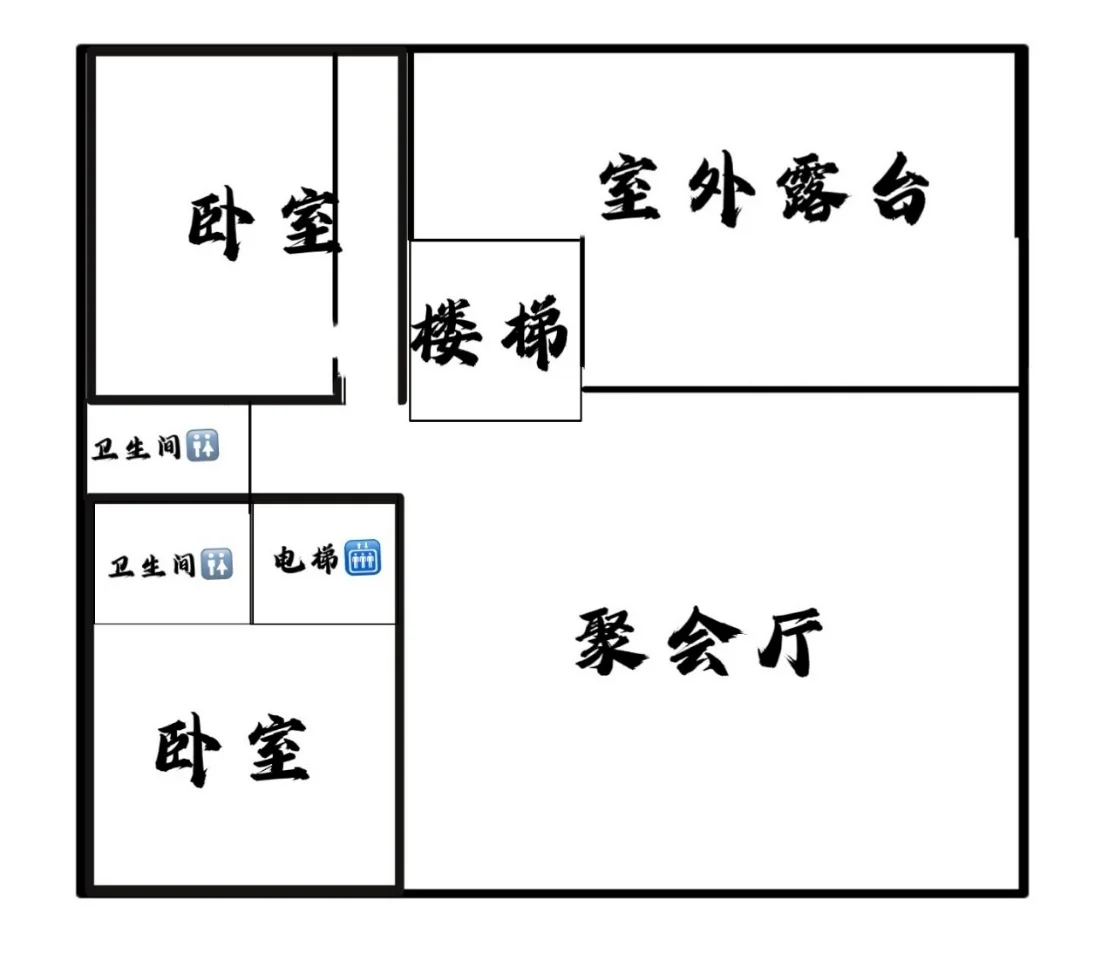 视野好👍采光好👍1000平👍7居室👍带电梯
