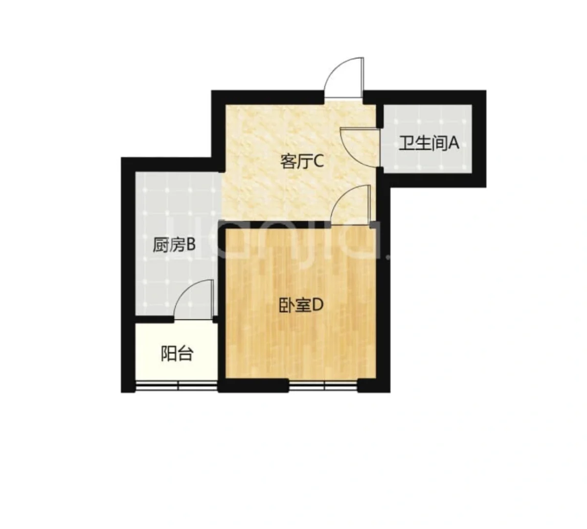 邯郸小户型 自己的毛坯房