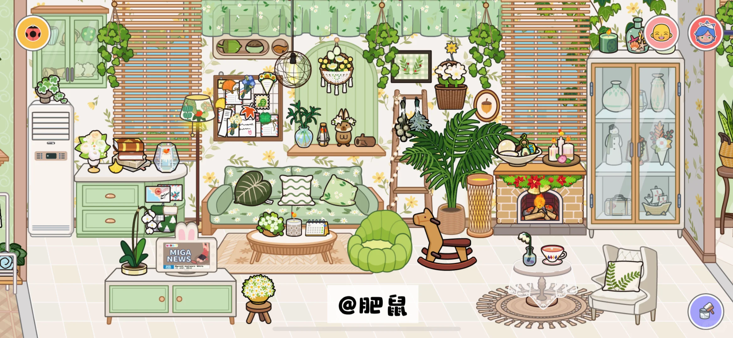 MIGA米加小镇 | 🌟柠檬公寓一楼森系布置