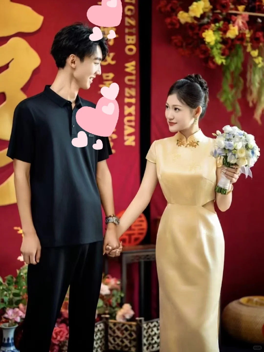 石家庄旗袍｜新中式订婚宴太美了！