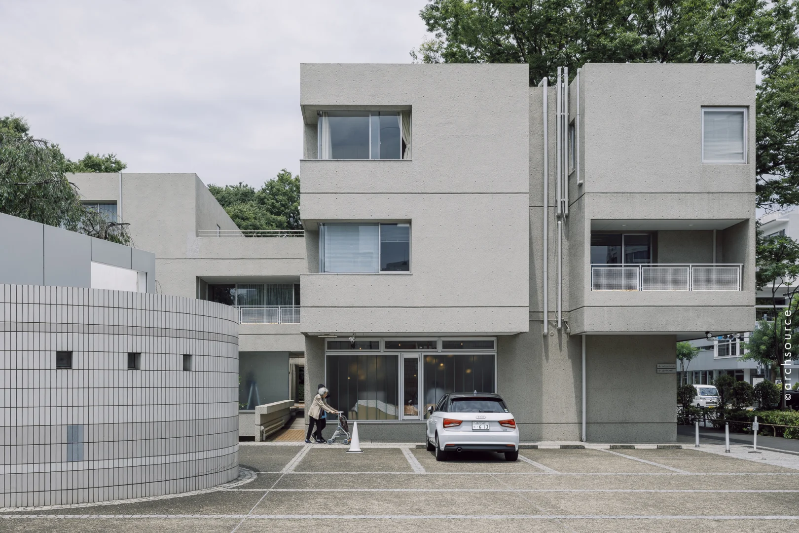 槙文彦设计的代官山集合住宅