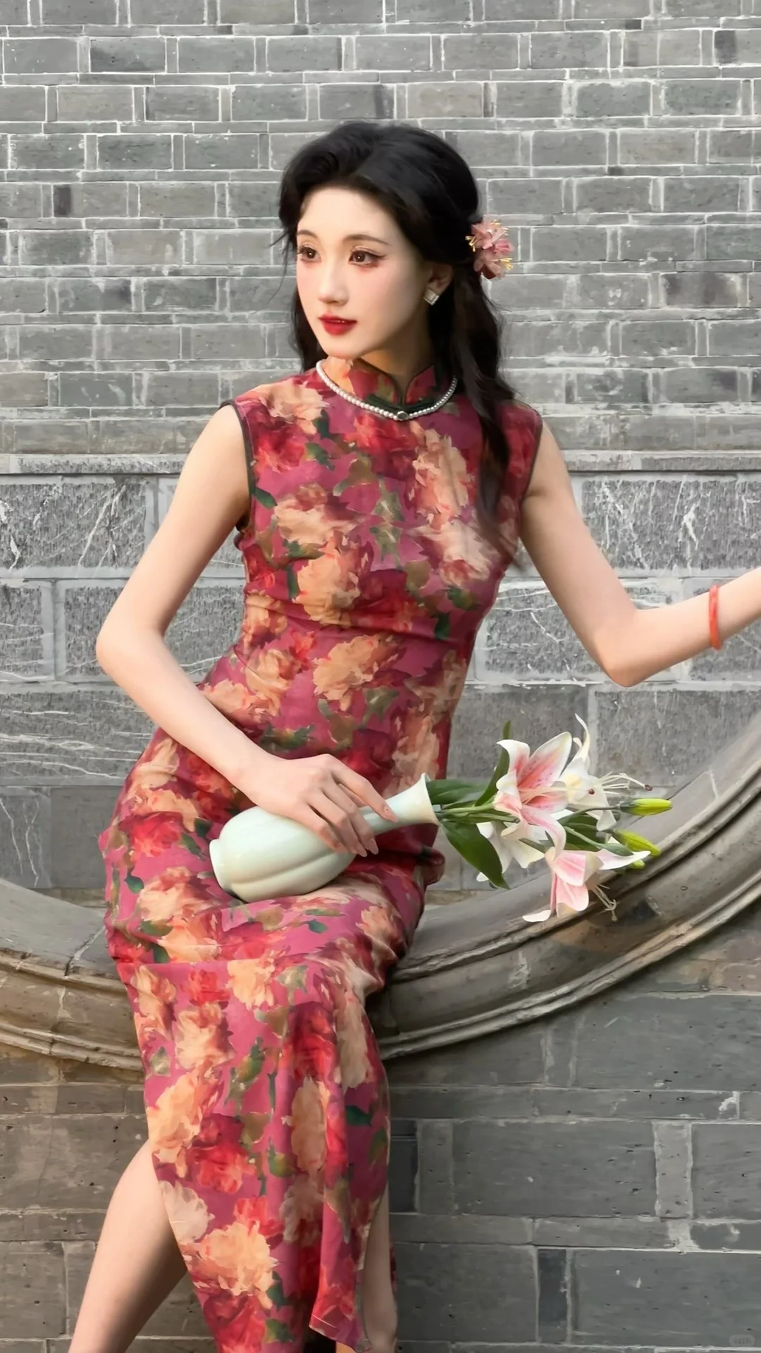 纵你阅人何其多，无人相似我🍃南京旗袍