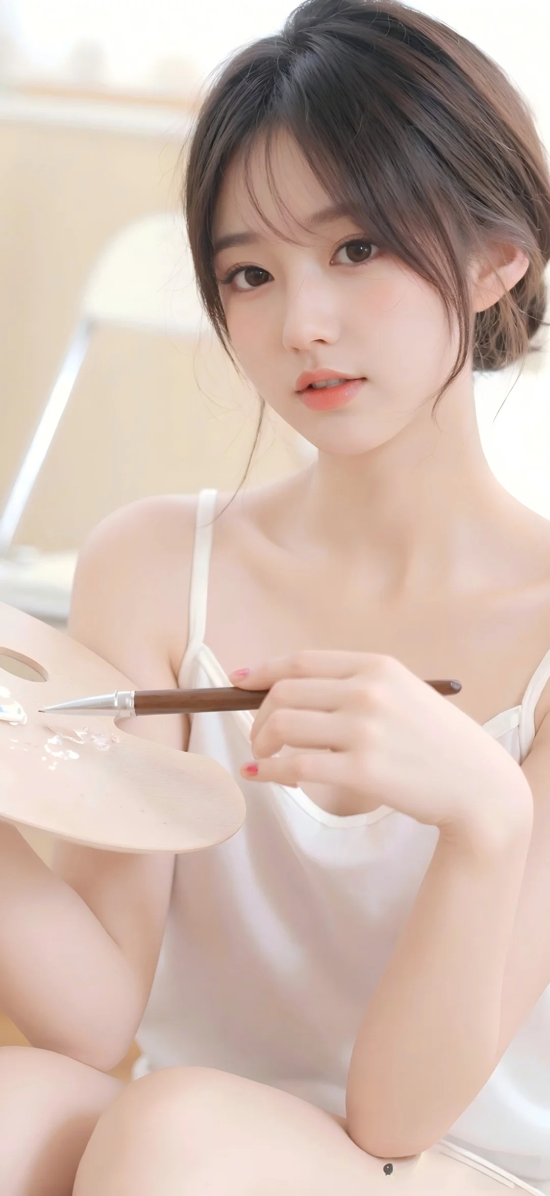 美人卷珠帘，深坐颦蛾眉