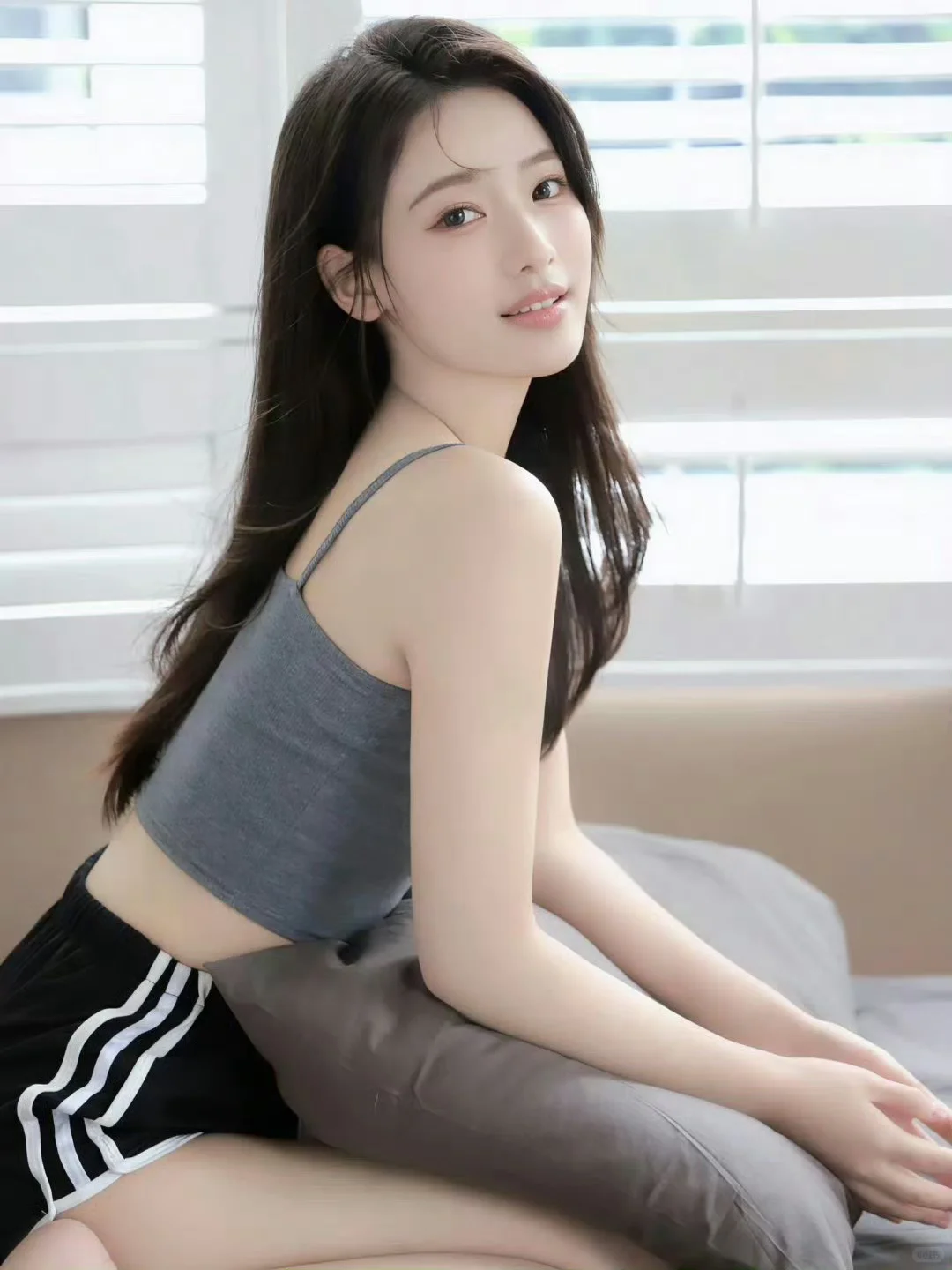 明眸皓齿婉约佳人，温柔妩媚艳压群芳