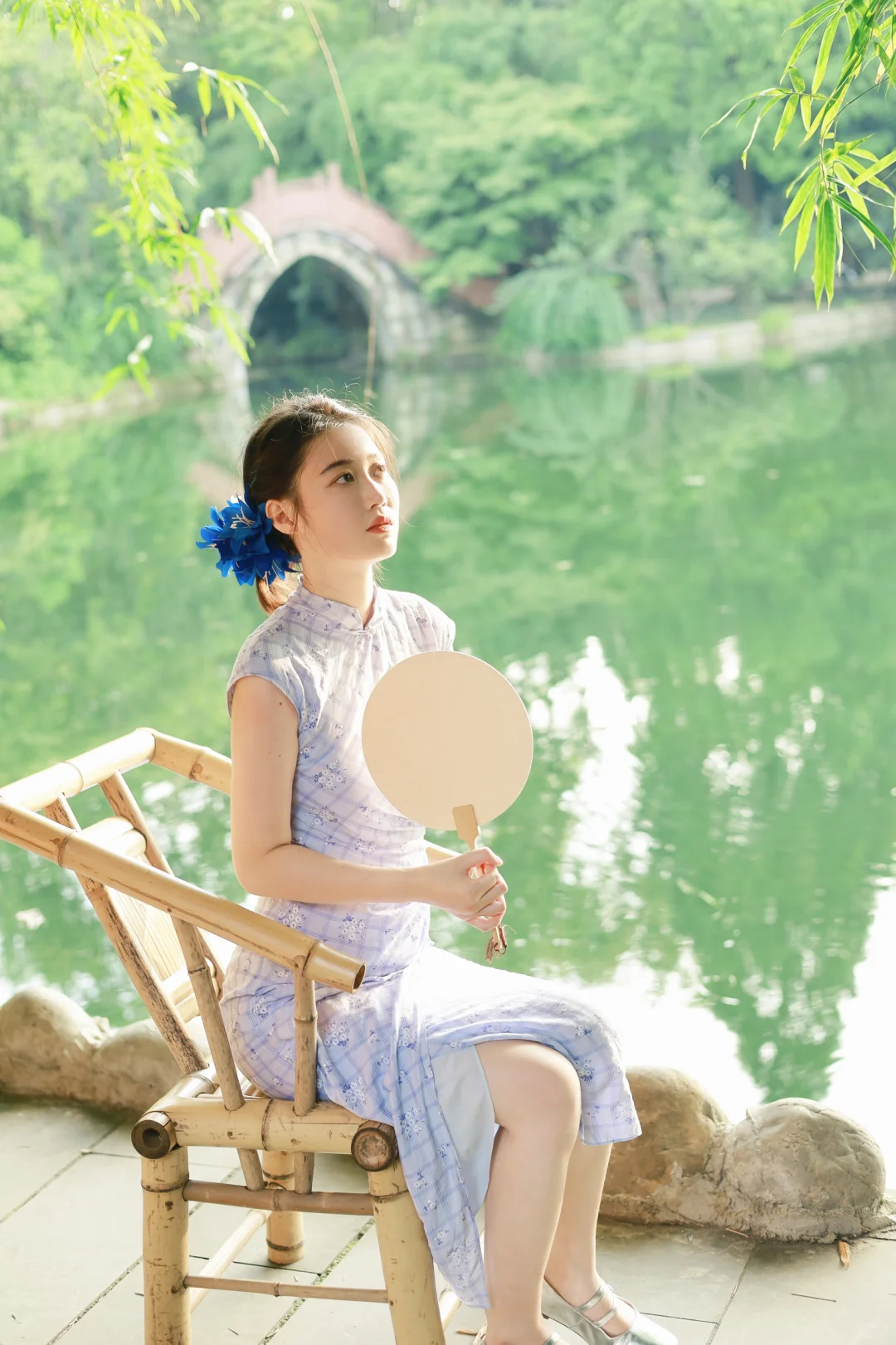 棠湖公园｜和旗袍绝配！