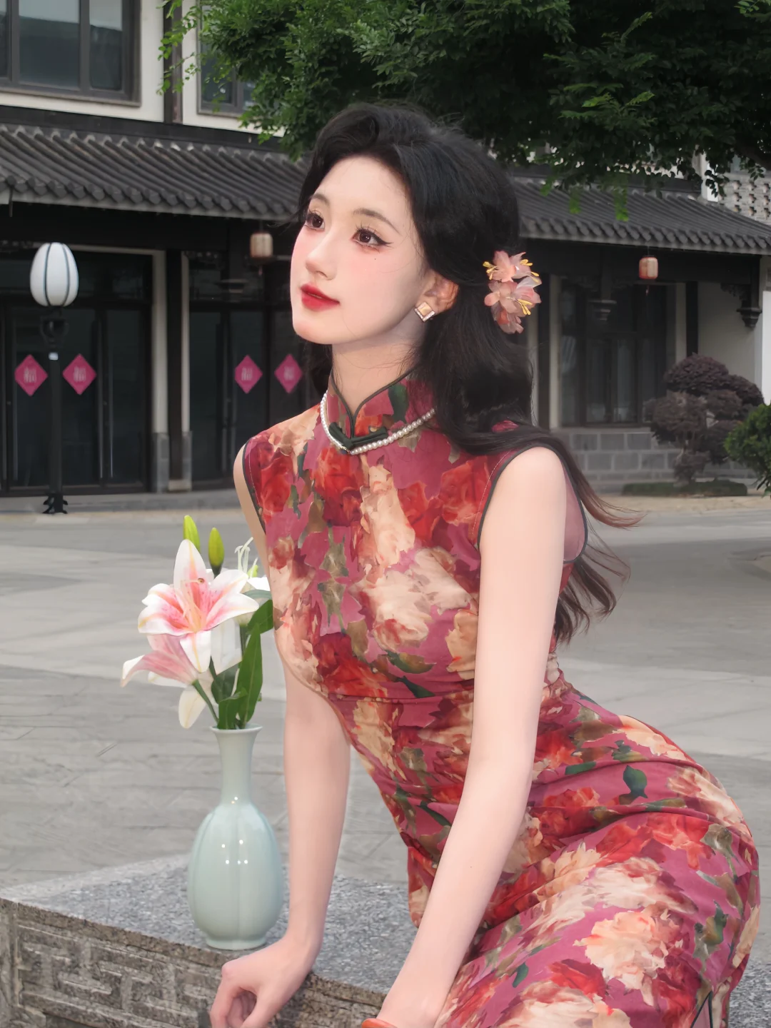 纵你阅人何其多，无人相似我🍃南京旗袍