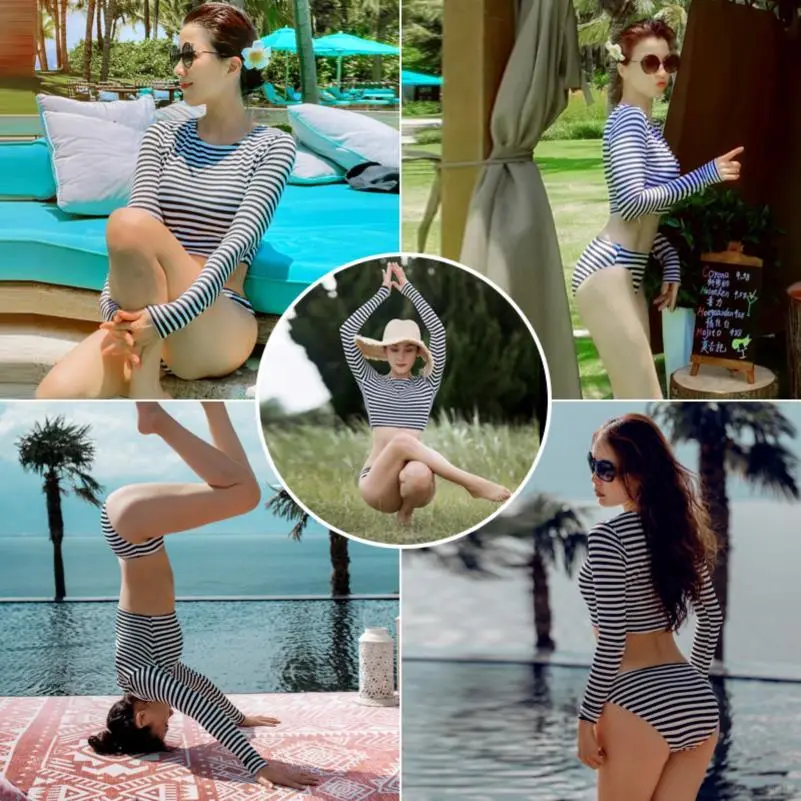 👙长款比基尼太绝了！小胸姐妹冲！