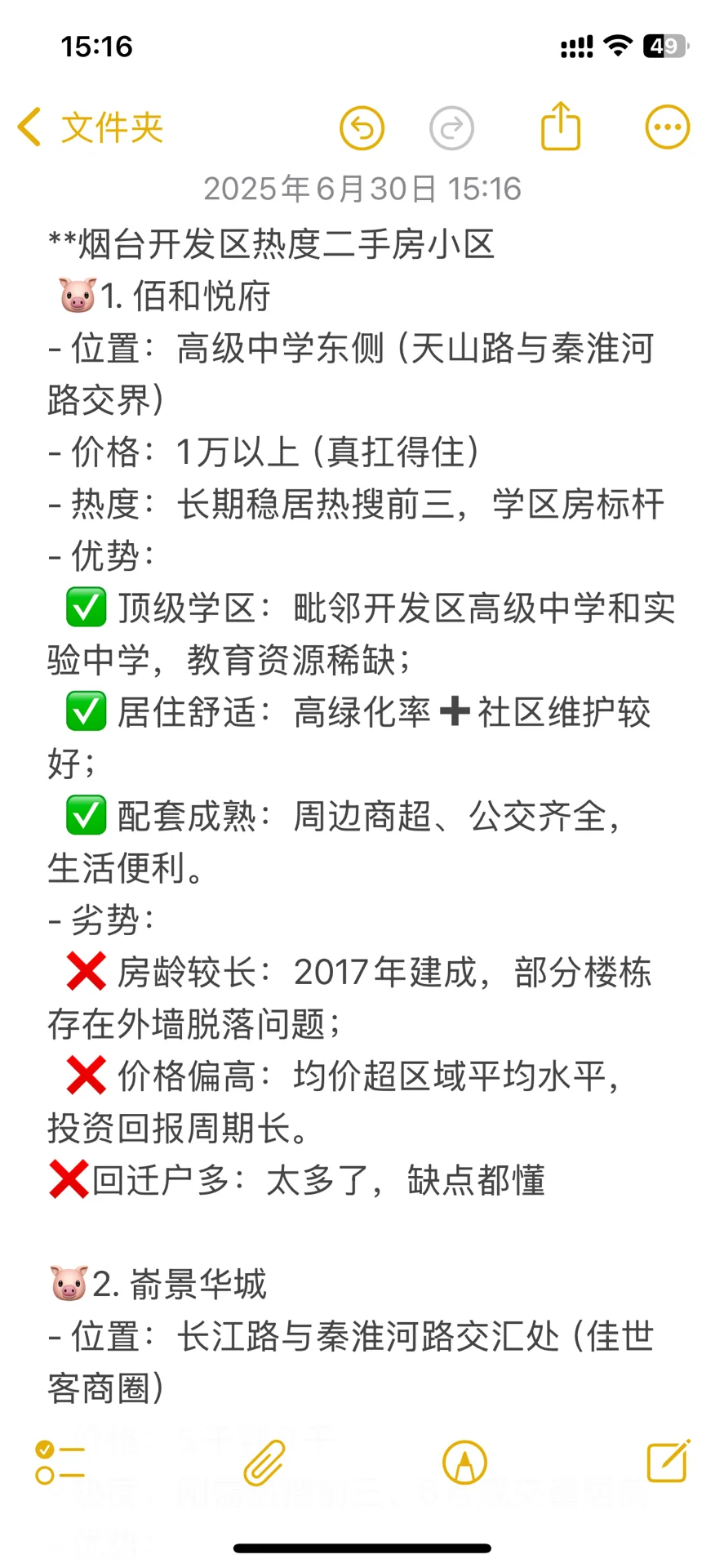 简单盘点烟台热门小区优缺点