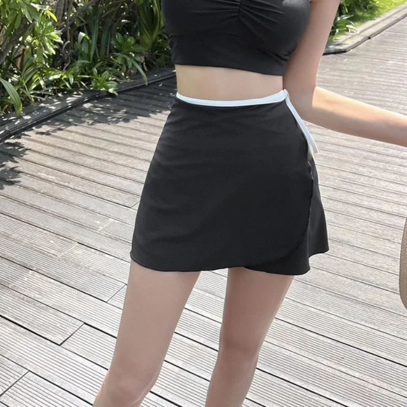 海边度假必备！韩版纯色比基尼裙超美🎀