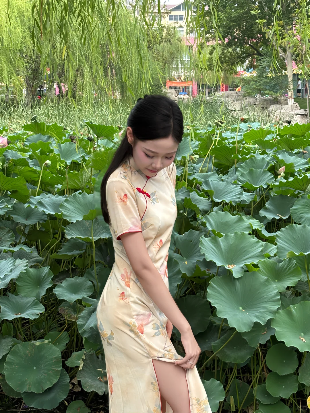 中式氛围感的旗袍yyds！