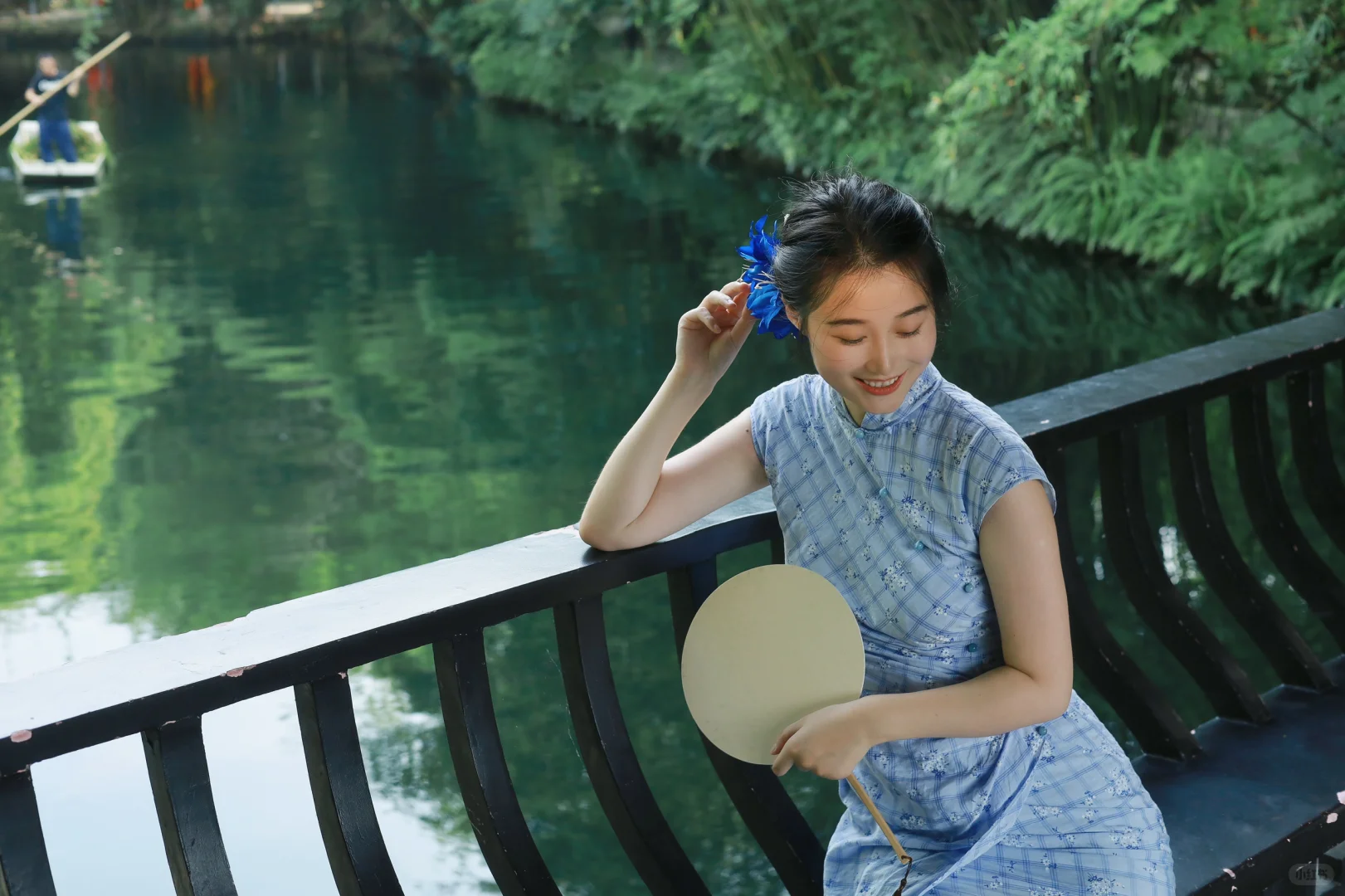 棠湖公园｜和旗袍绝配！