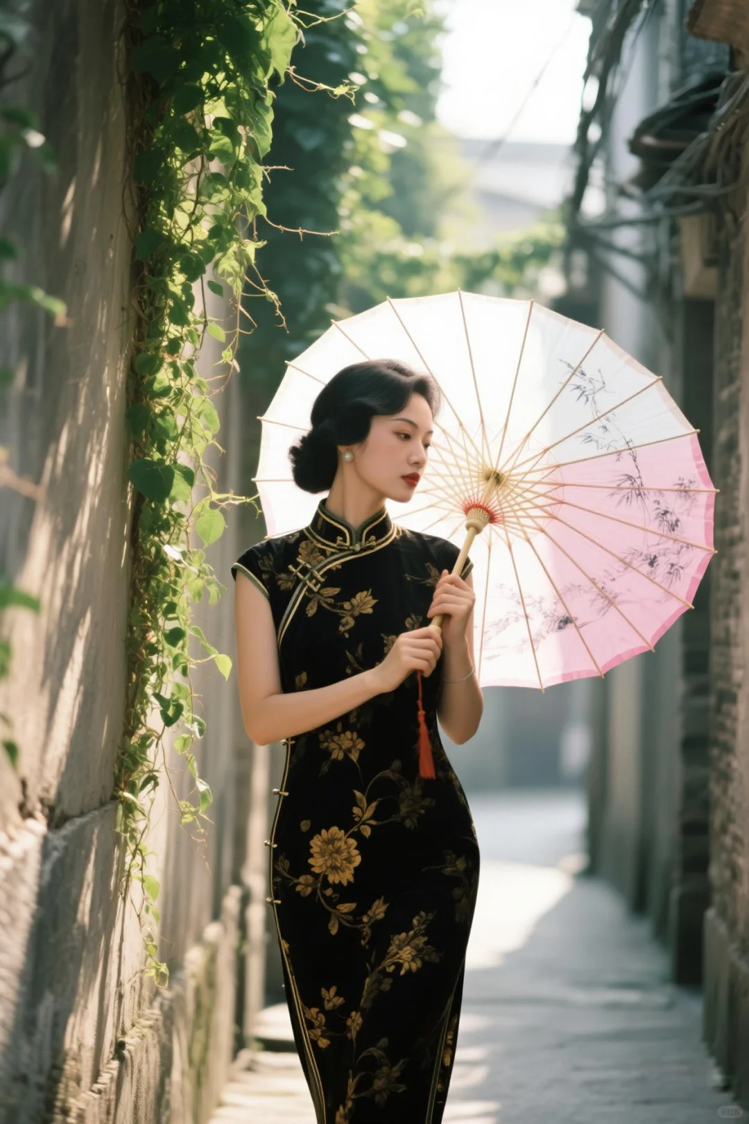 绘画素材（AI创） ℓ 中国风系列之一·旗袍