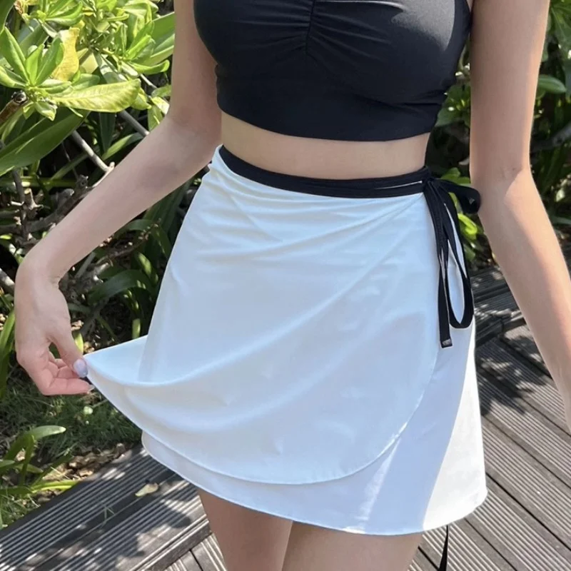 海边度假必备！韩版纯色比基尼裙超美🎀
