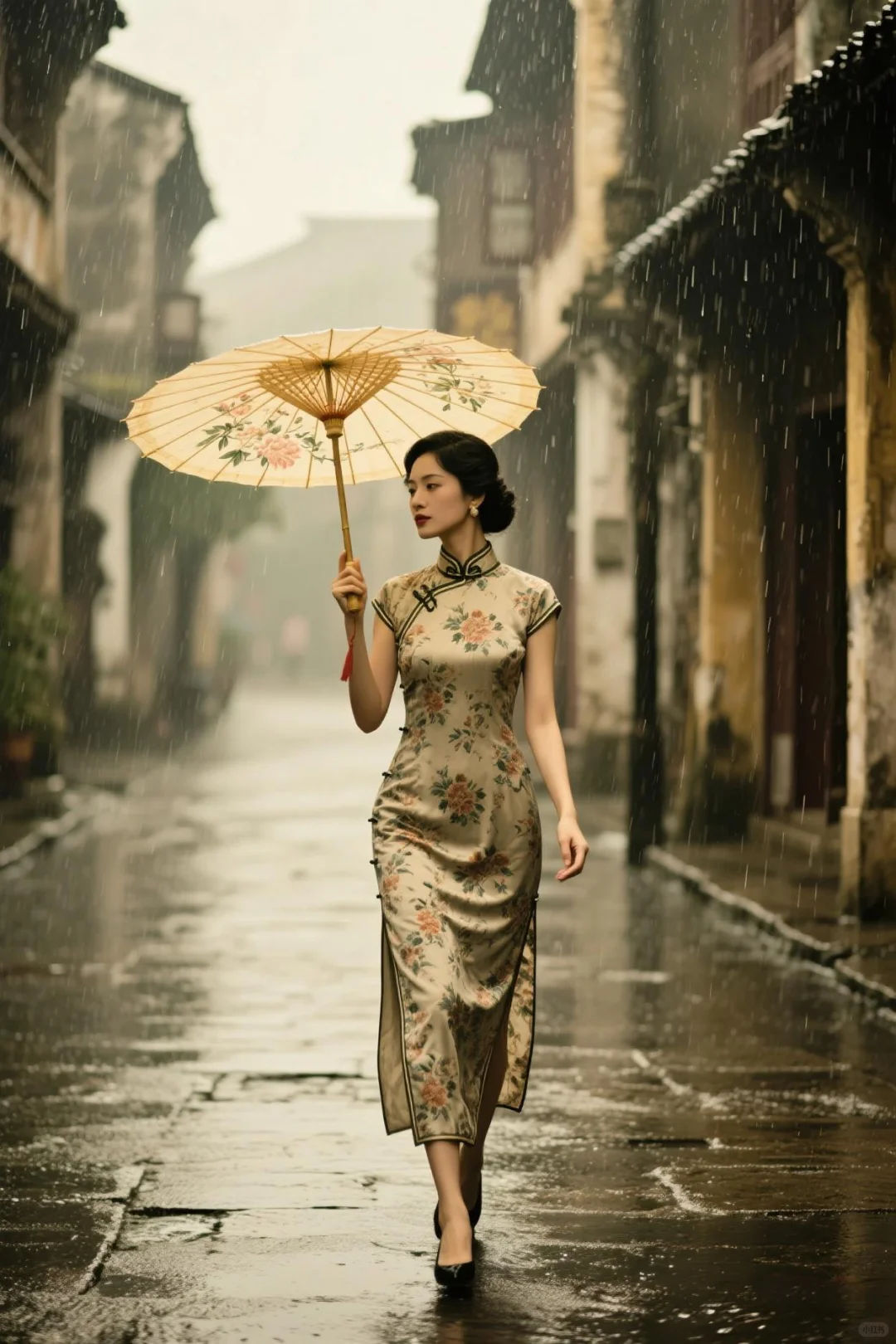 绘画素材（AI创） ℓ 中国风系列之一·旗袍