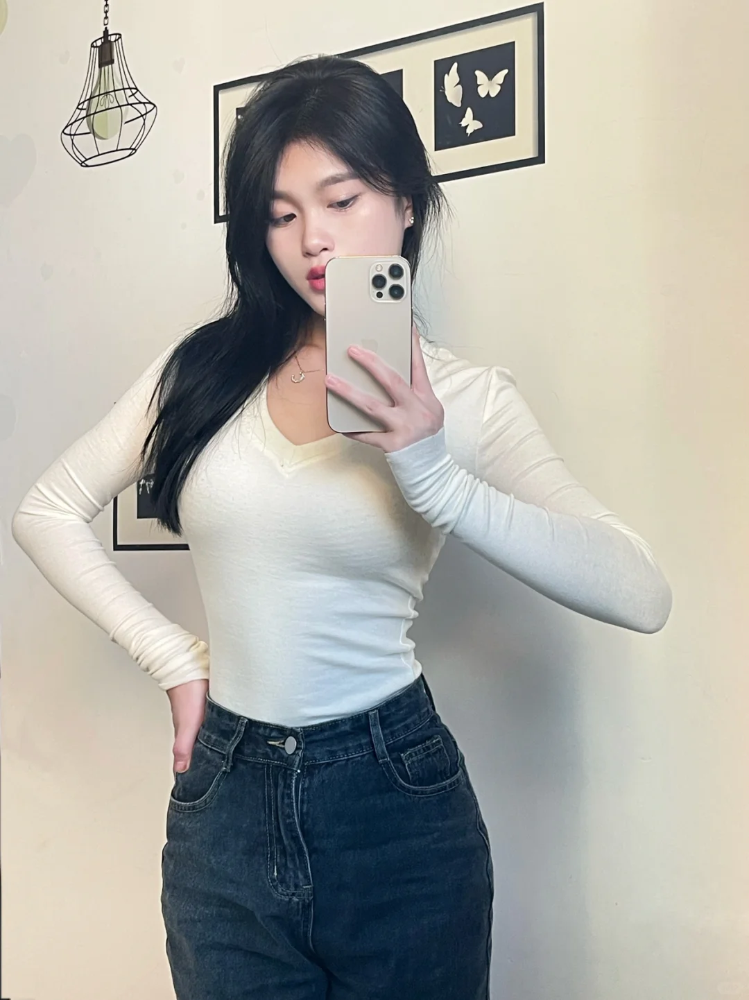 御姐风的女友