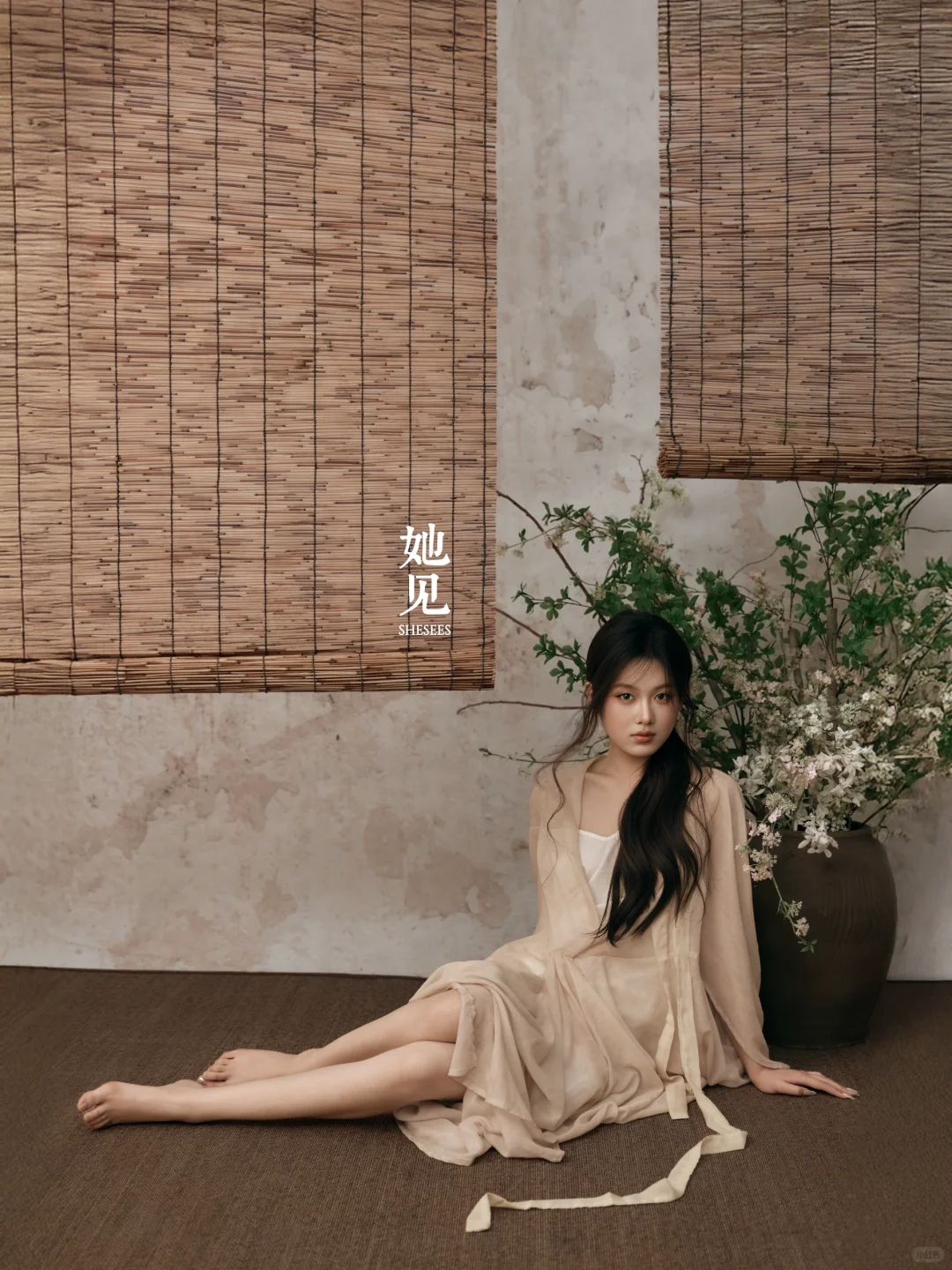 妩媚与禅意，就在一瞬间天差地别｜古风写真