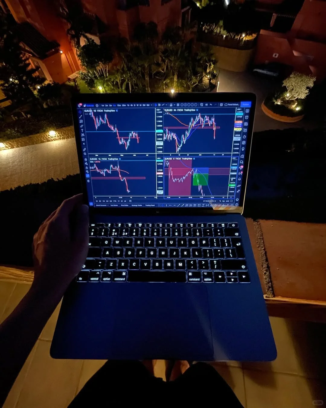 夜色中，专注交易，稳步迈向财富自由！