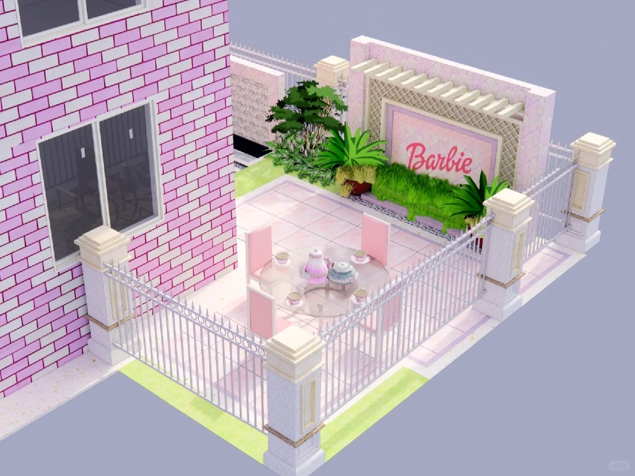 su建模之芭比梦想豪宅