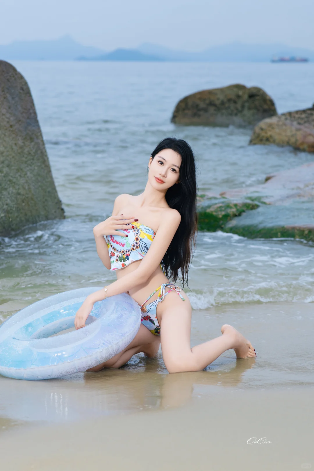 深圳摄影活动|阴天海边比基尼拍照姿势分享