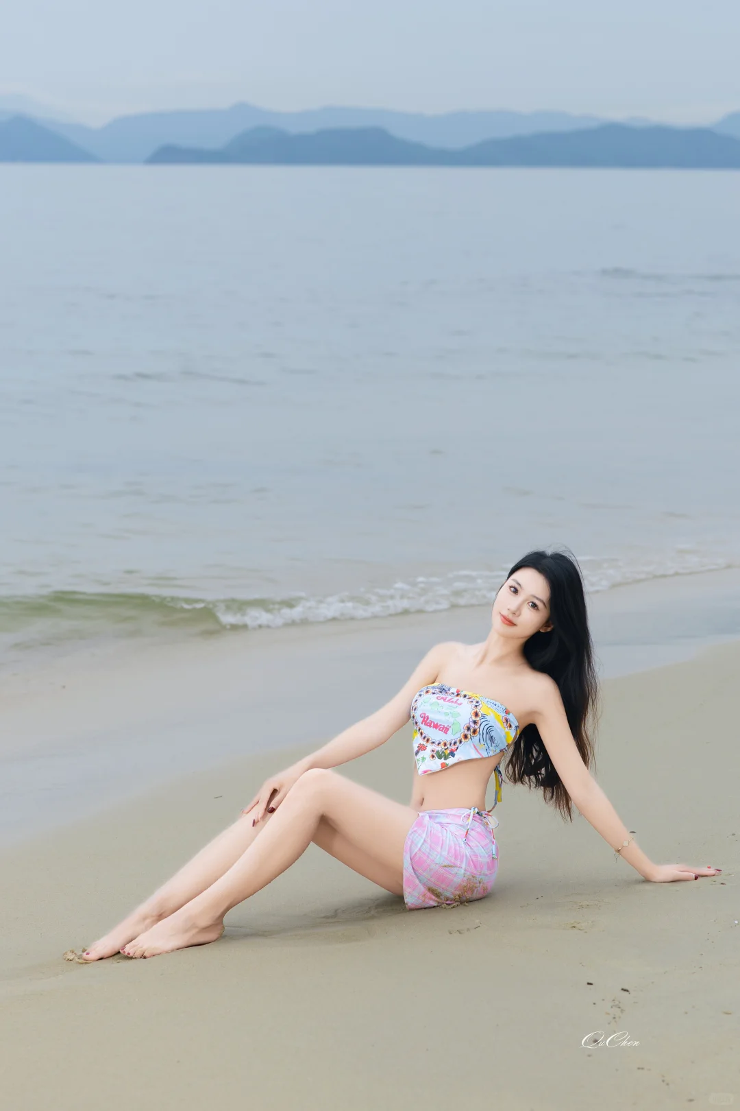 深圳摄影活动|阴天海边比基尼拍照姿势分享