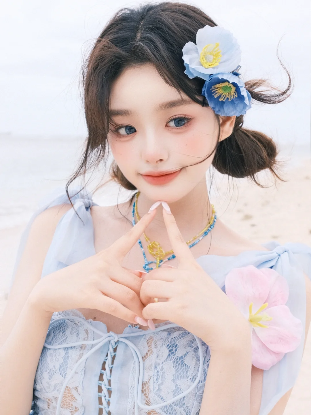 这个甜度超标的比基尼宝贝是谁家的！💙