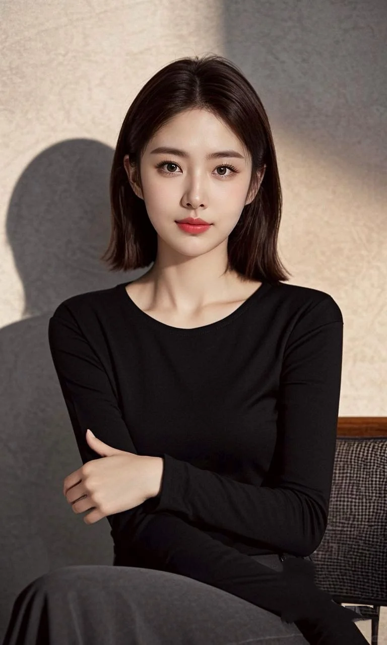 又美又飒短发气质女生头像