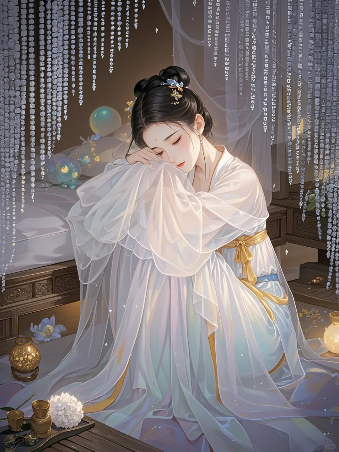 闭月羞花怨，沉鱼落雁愁