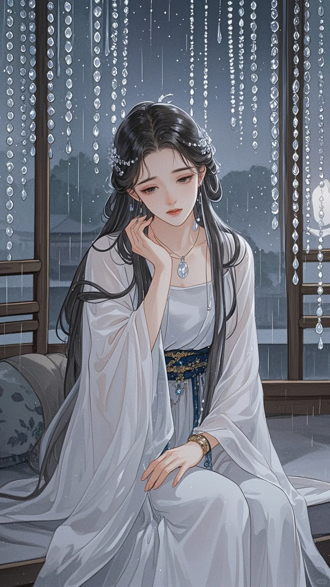 闭月羞花怨，沉鱼落雁愁