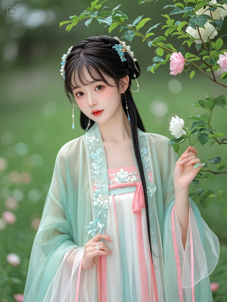 古风小美女【AI生成，勿混淆】