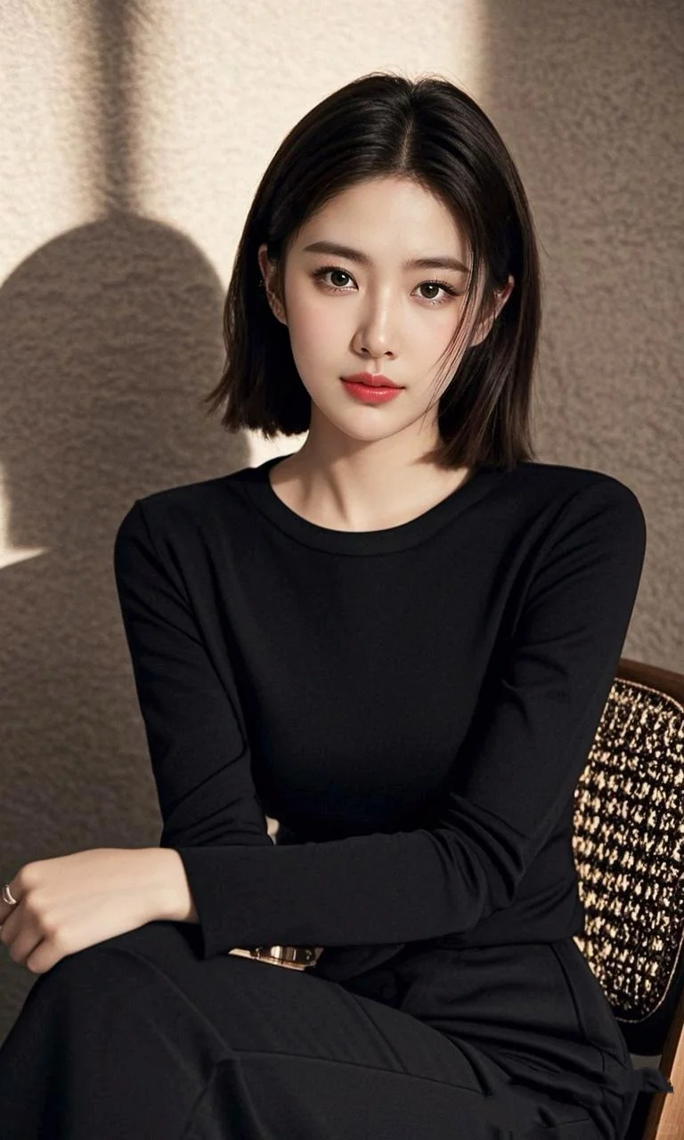 又美又飒短发气质女生头像
